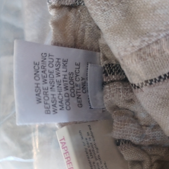 So Linen Pants, striped, natural, Medium - Picture 6 of 6